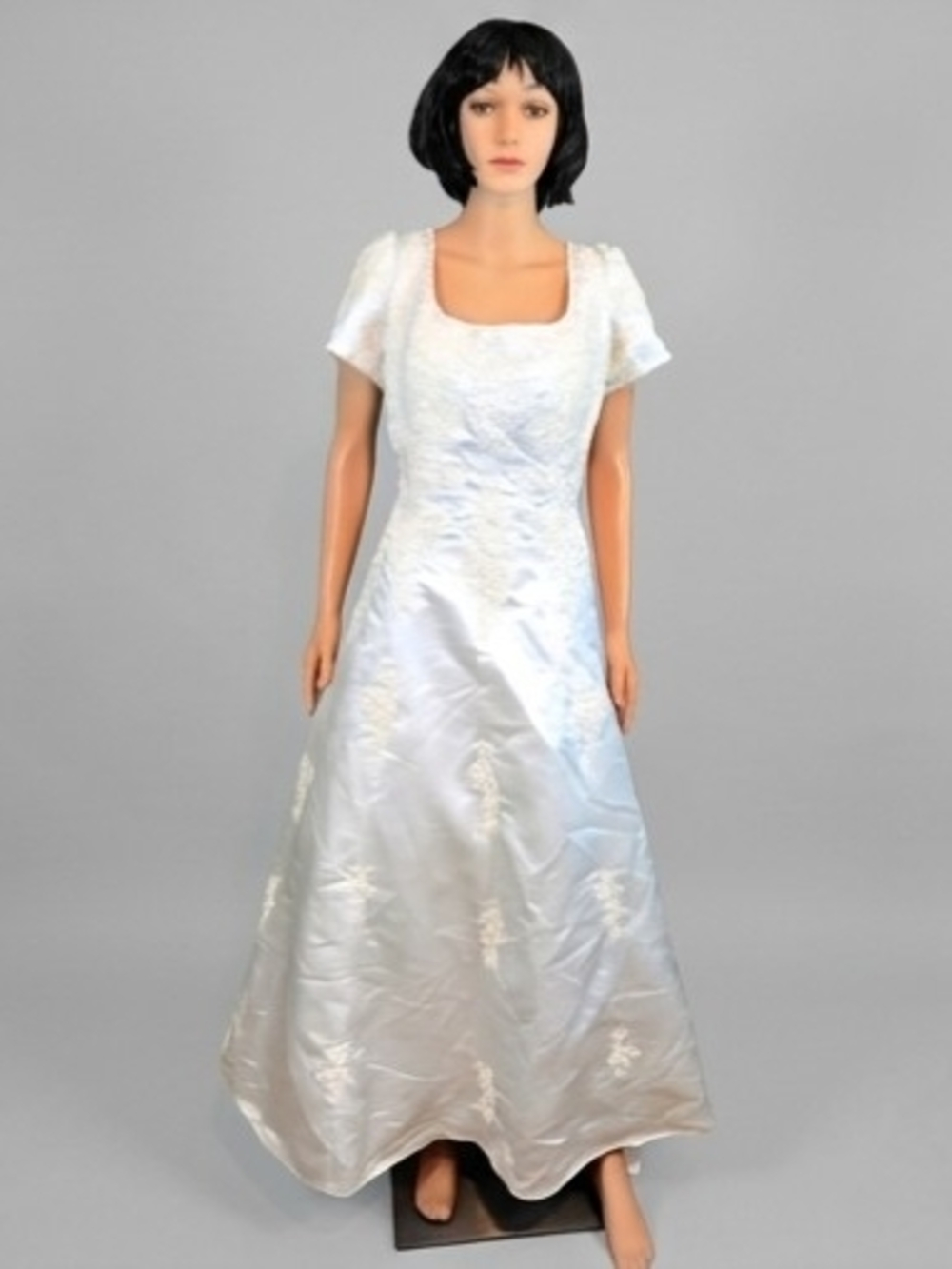 Vintage White Mori Lee A-Line Wedding Dress - 20